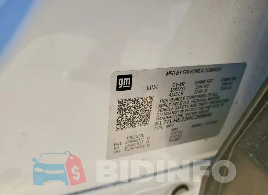 KL77LHE23RC209840 Photo# 13