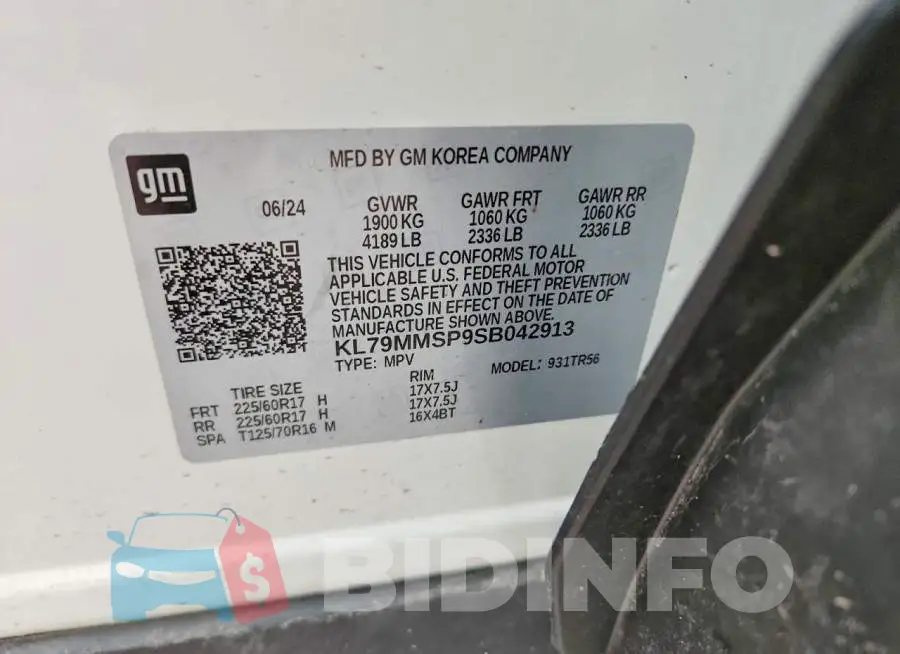 KL79MMSP9SB042913 Photo# 13