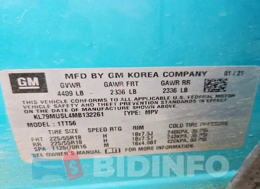 KL79MUSL4MB132261 Photo# 13