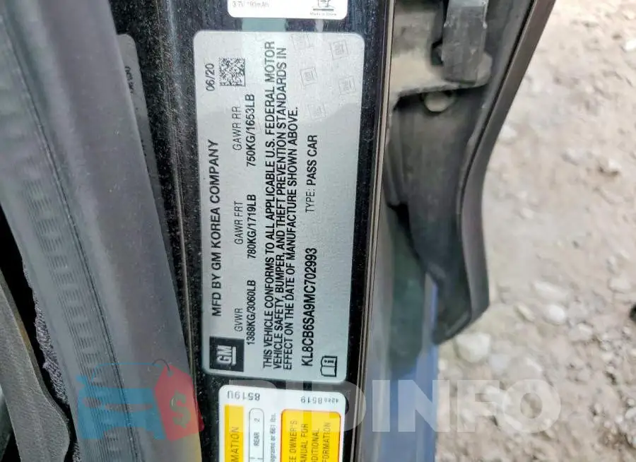 KL8CB6SA9MC702993 Photo# 12