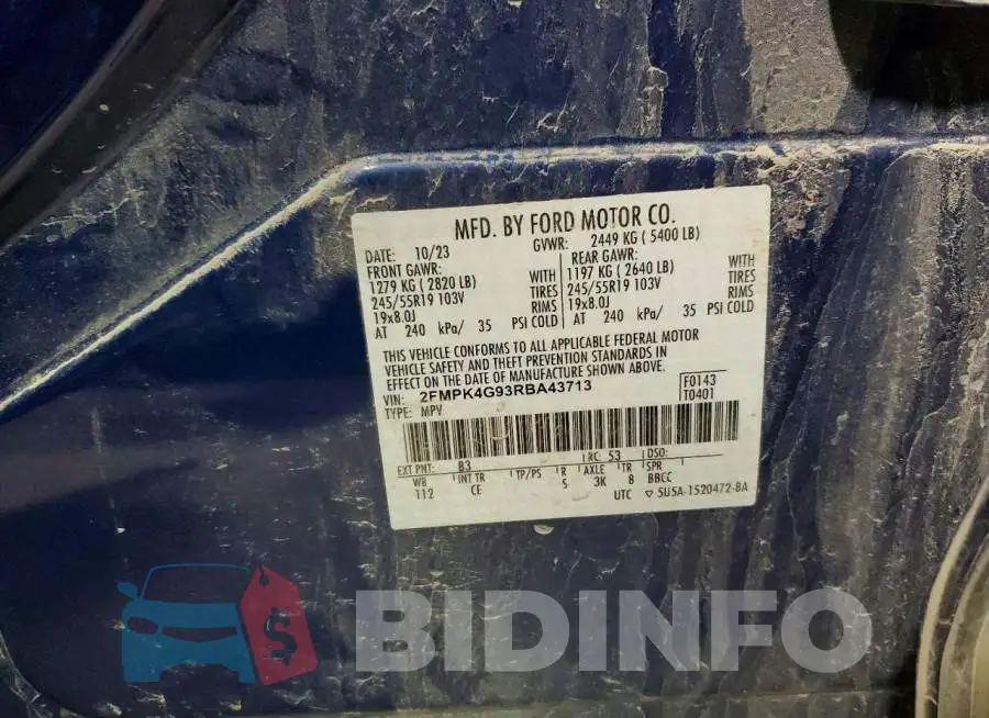 2FMPK4G93RBA43713 Photo# 13