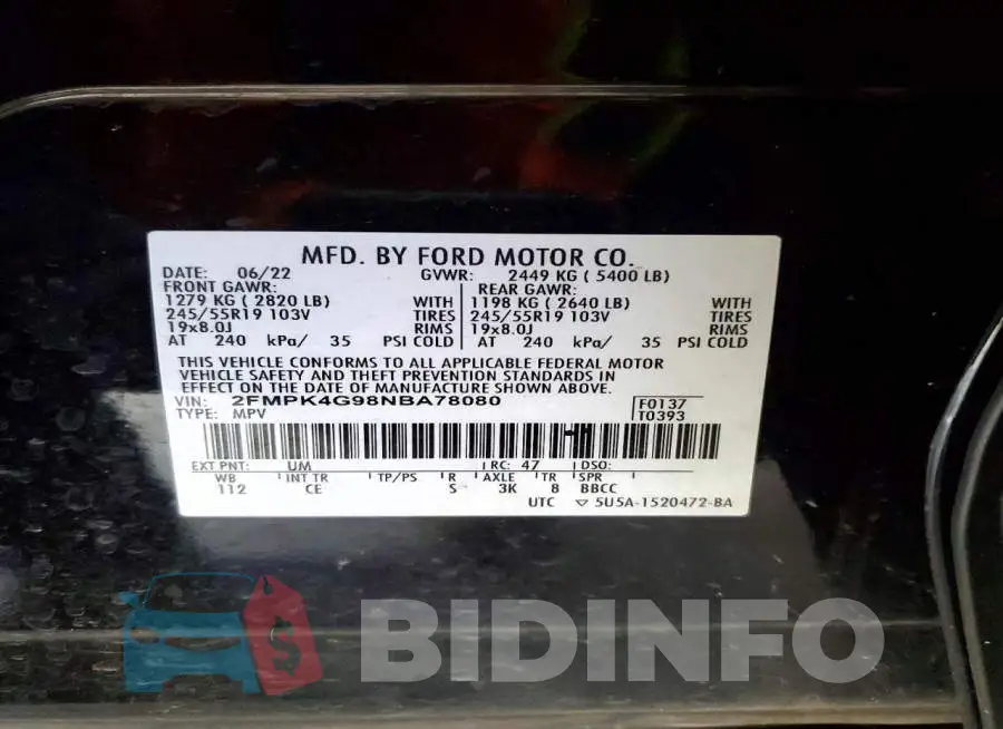 2FMPK4G98NBA78080 Photo# 13