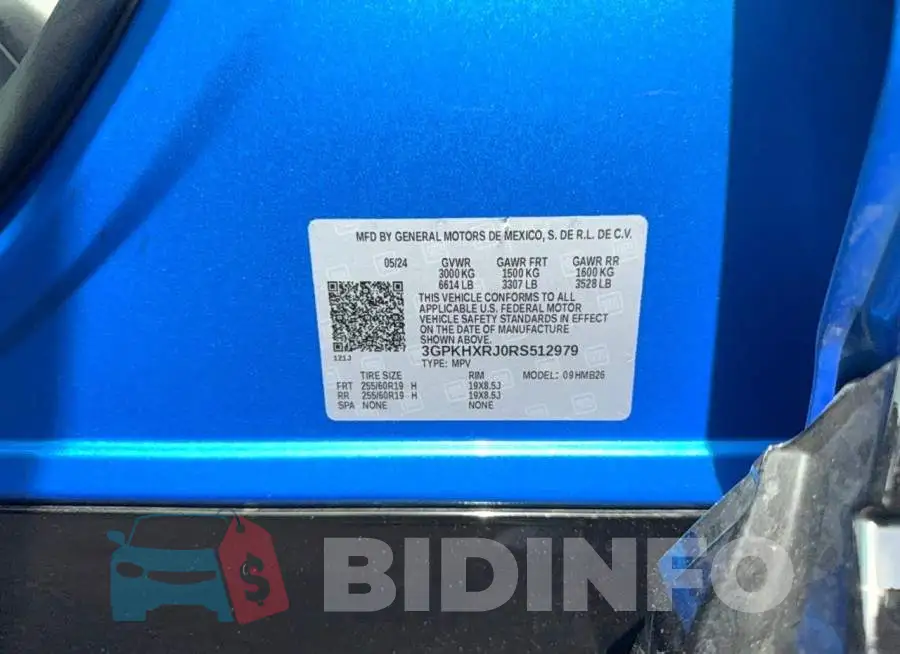 3GPKHXRJ0RS512979 Photo# 10