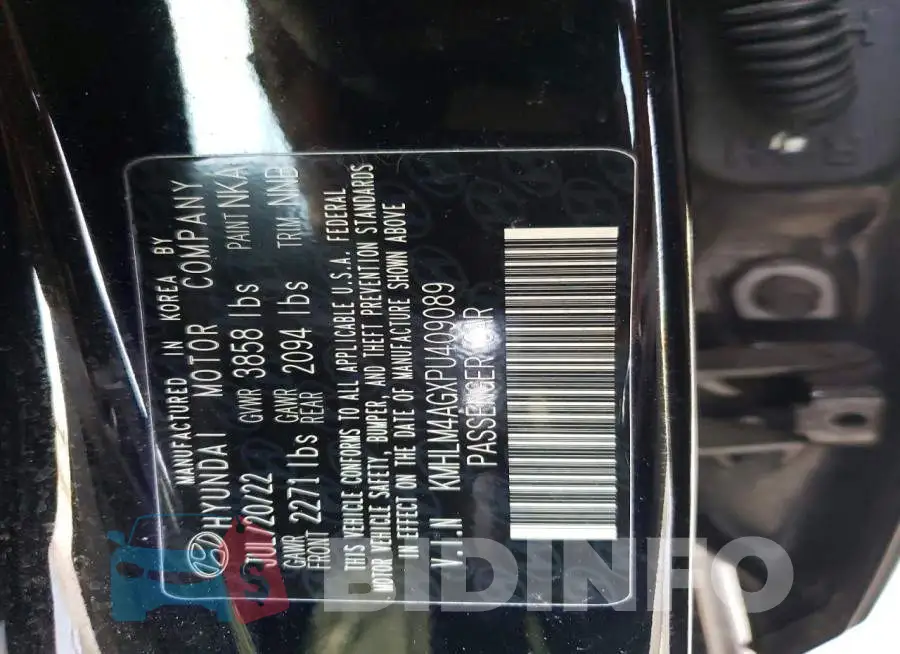 KMHLM4AGXPU409089 Photo# 13