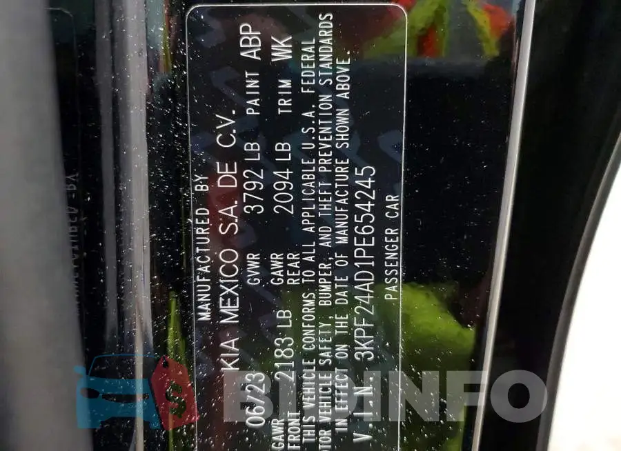 3KPF24AD1PE654245 Photo# 12