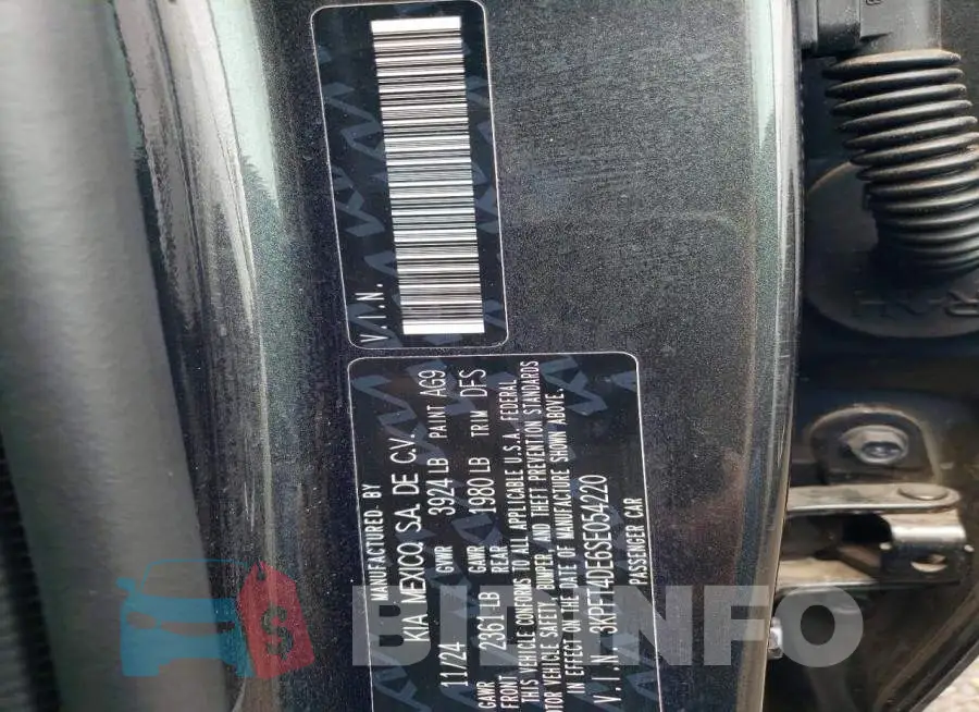 3KPFT4DE6SE054220 Photo# 12