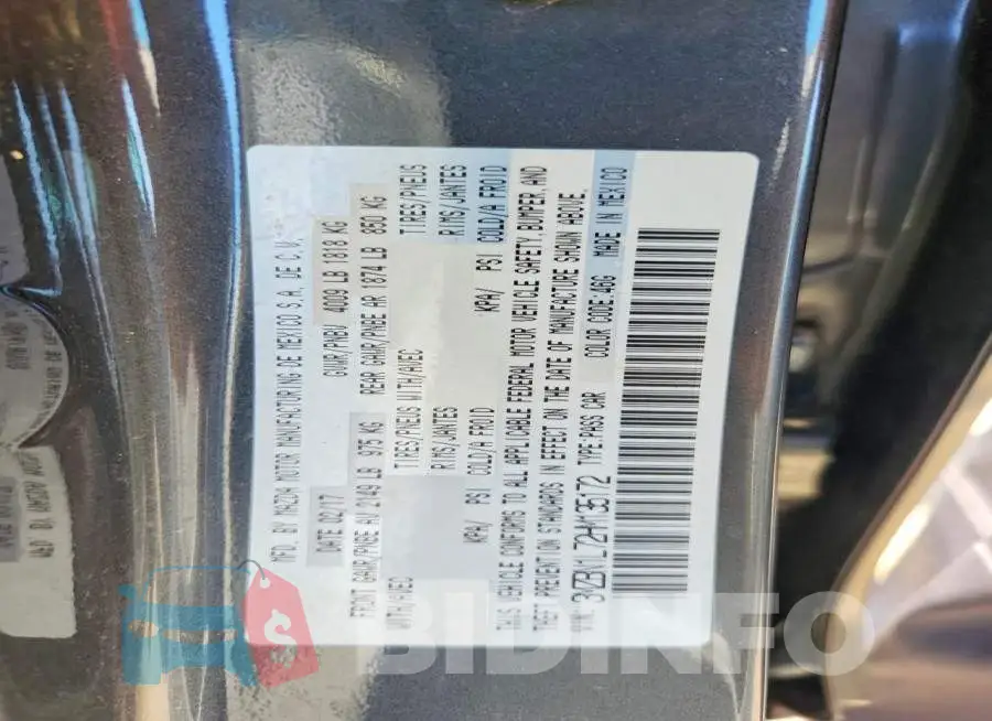 3MZBN1L72HM135172 Photo# 12