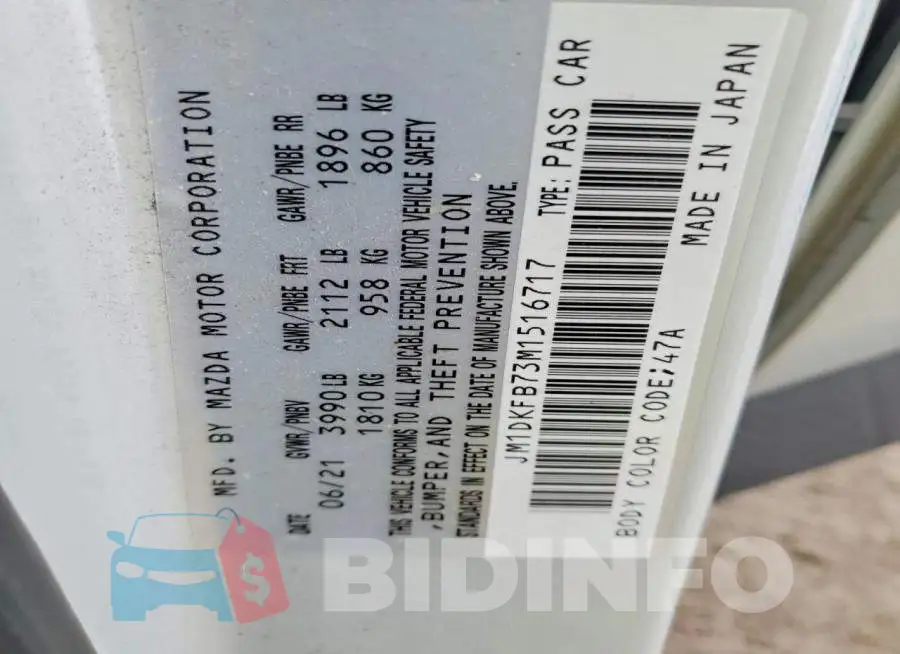 JM1DKFB73M1516717 Photo# 13