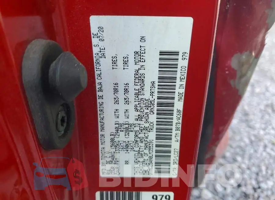 3TMCZ5AN0LM355391 Photo# 12