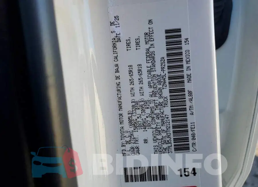 3TMLB5JN3TM212147 Photo# 12