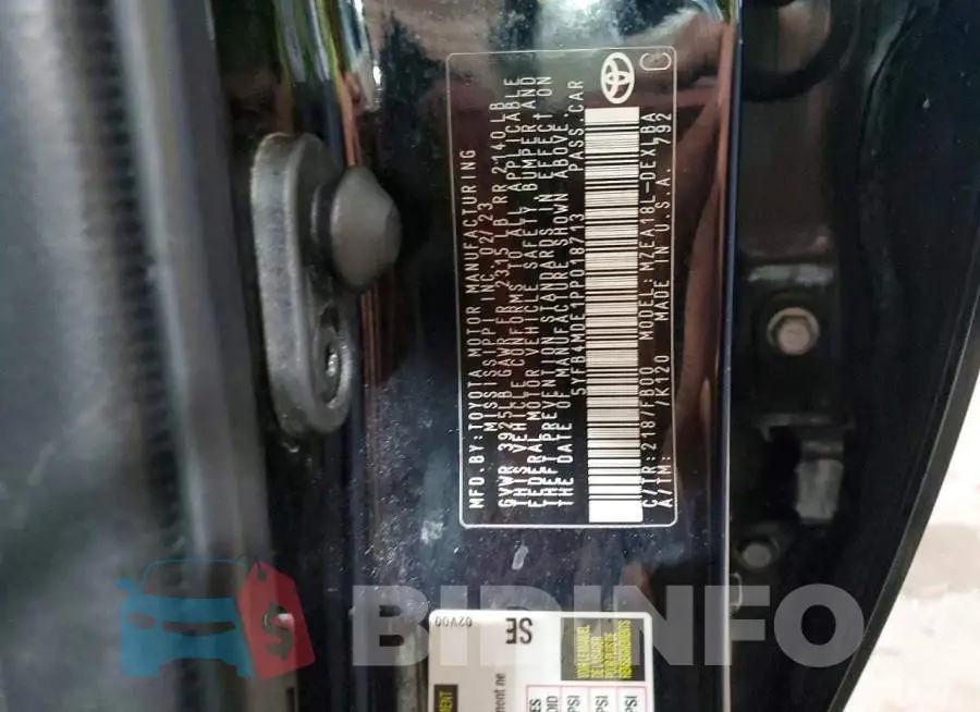 5YFB4MDE1PP018713 Photo# 12