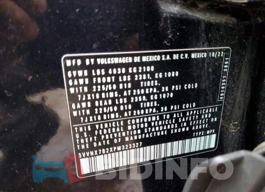 3VVNX7B2XPM323327 Photo# 14