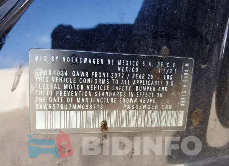 3VWN57BU7MM098718 Photo# 12