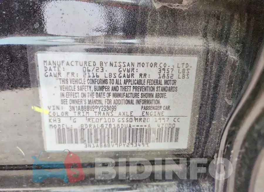 3N1AB8BV9PY293499 Photo# 13