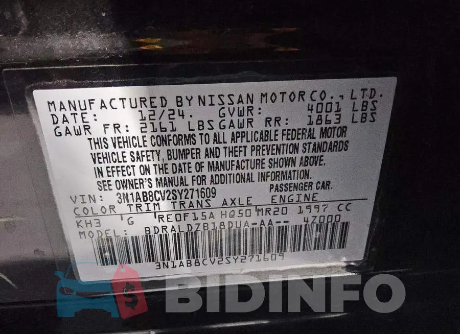 3N1AB8CV2SY271609 Photo# 12