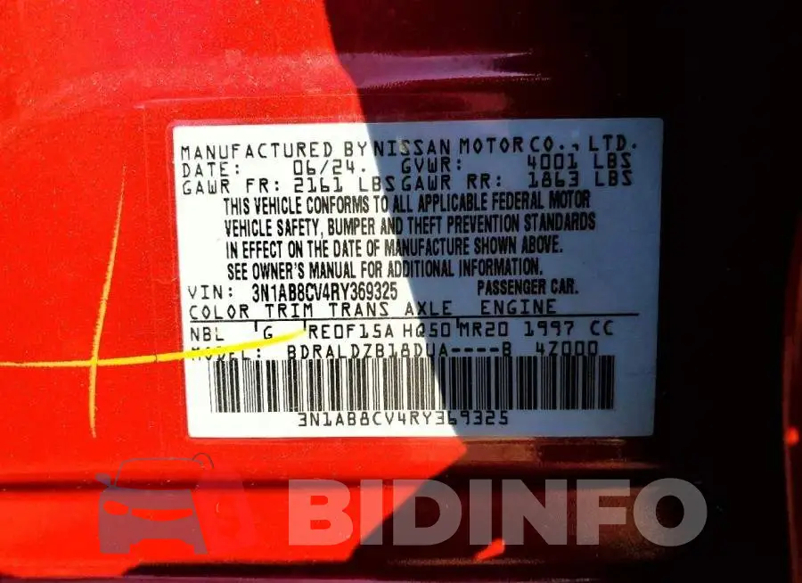 3N1AB8CV4RY369325 Photo# 12