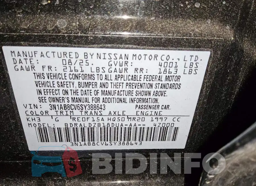3N1AB8CV6SY388643 Photo# 12