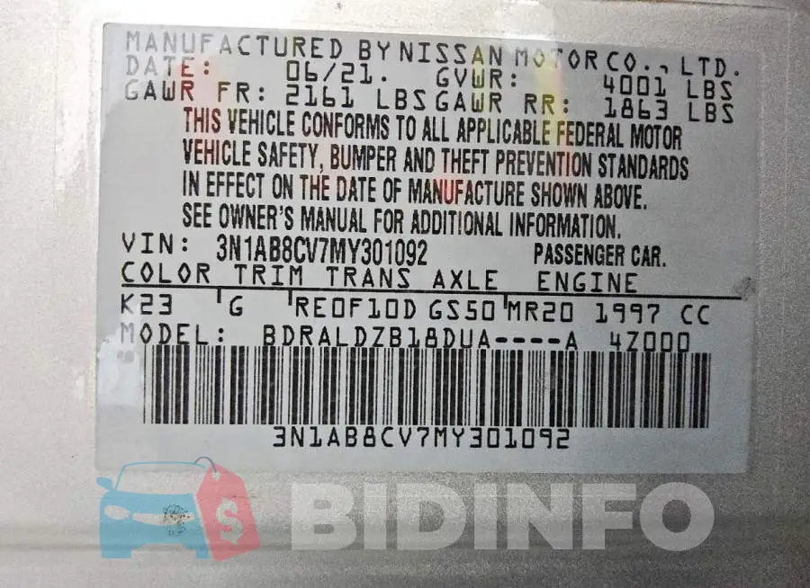 3N1AB8CV7MY301092 Photo# 12