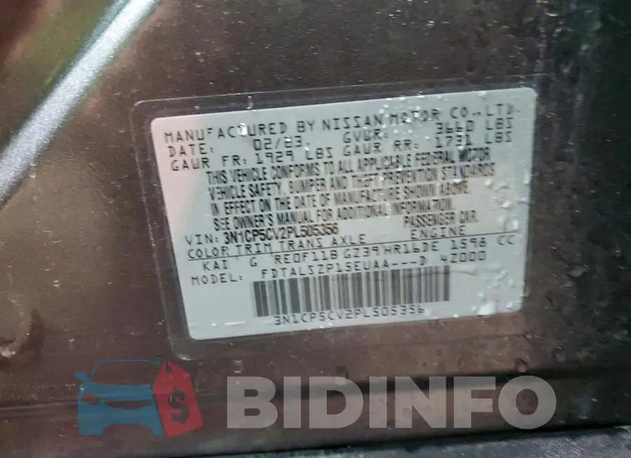 3N1CP5CV2PL505356 Photo# 13