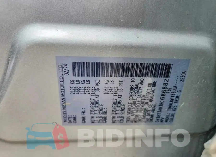 5N1BT3AB1RC686882 Photo# 13
