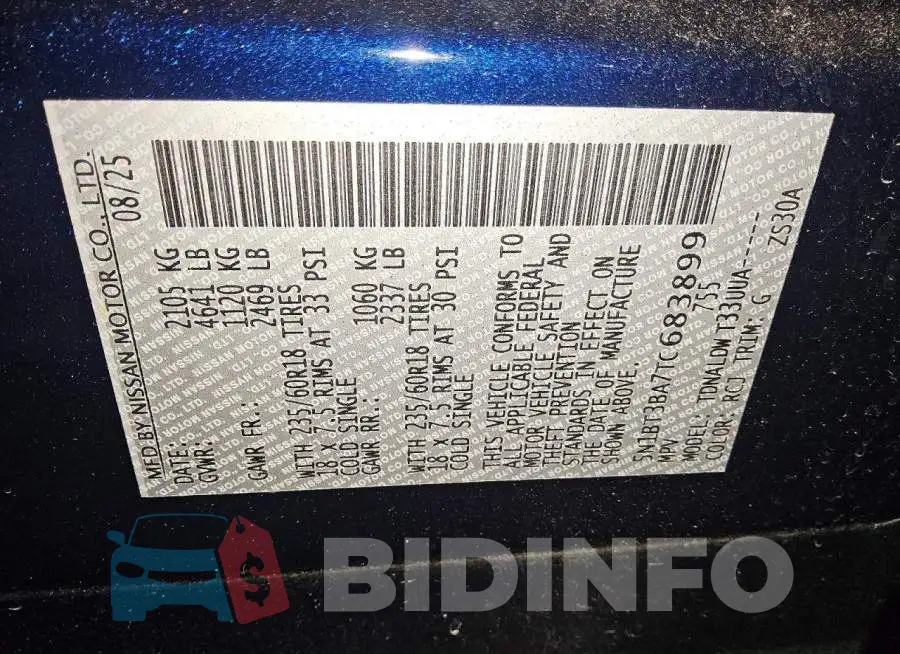 5N1BT3BA7TC683899 Photo# 13