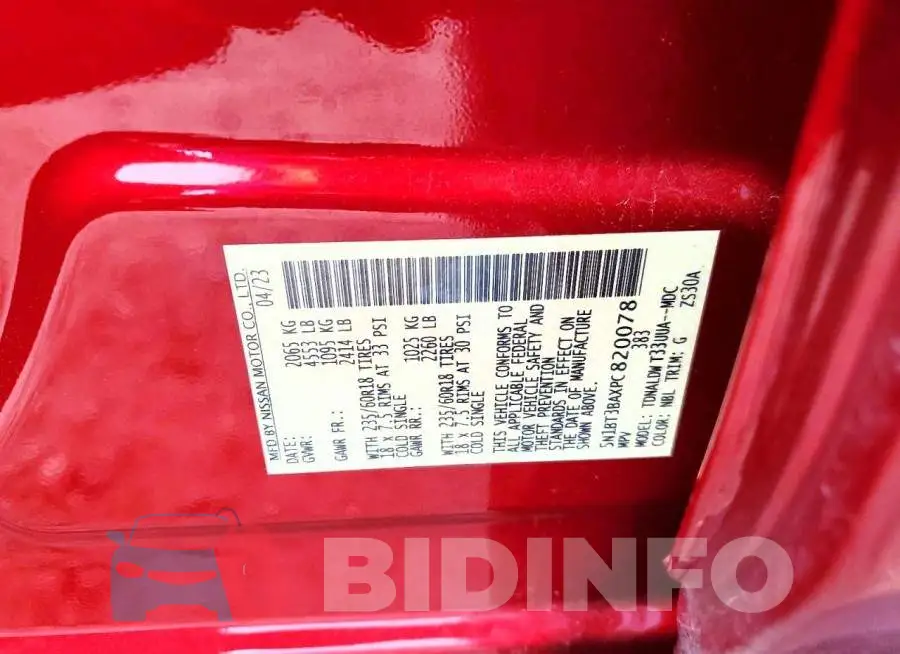5N1BT3BAXPC820078 Photo# 13