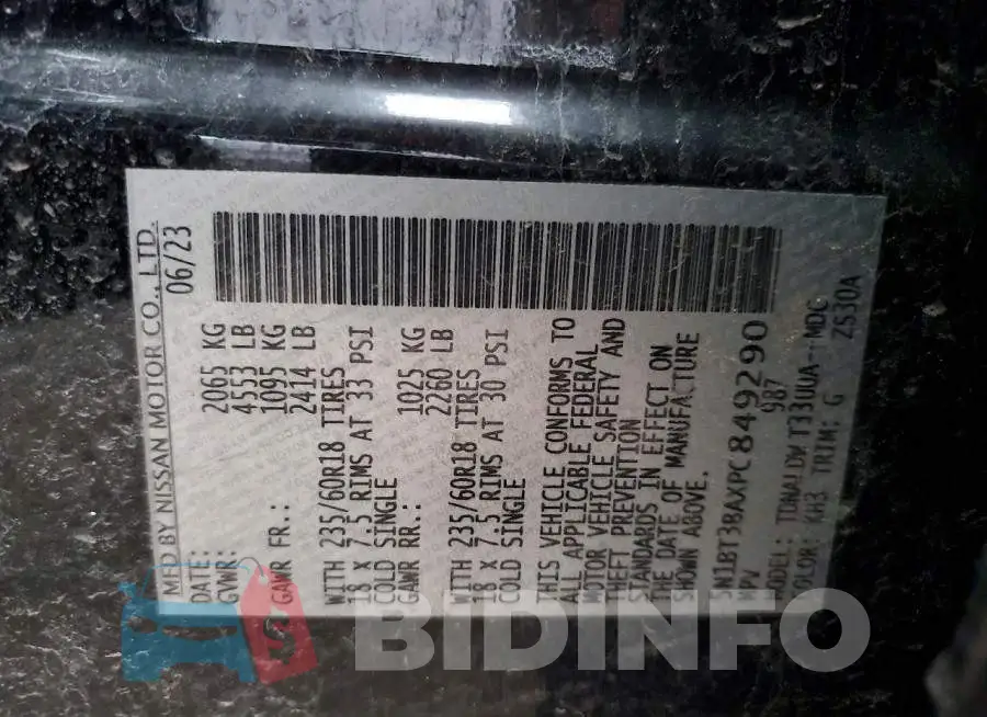 5N1BT3BAXPC849290 Photo# 12