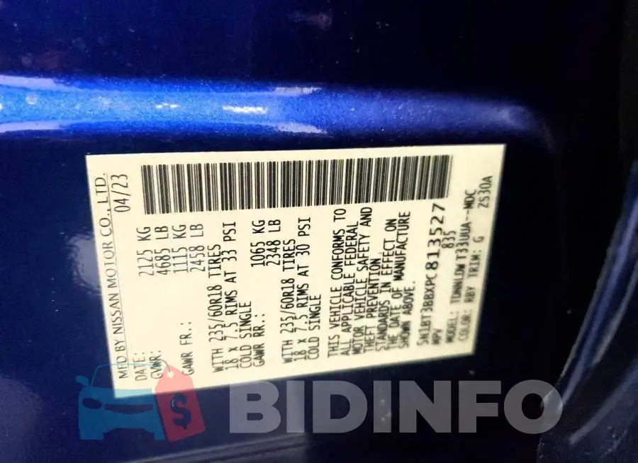 5N1BT3BBXPC813527 Photo# 12