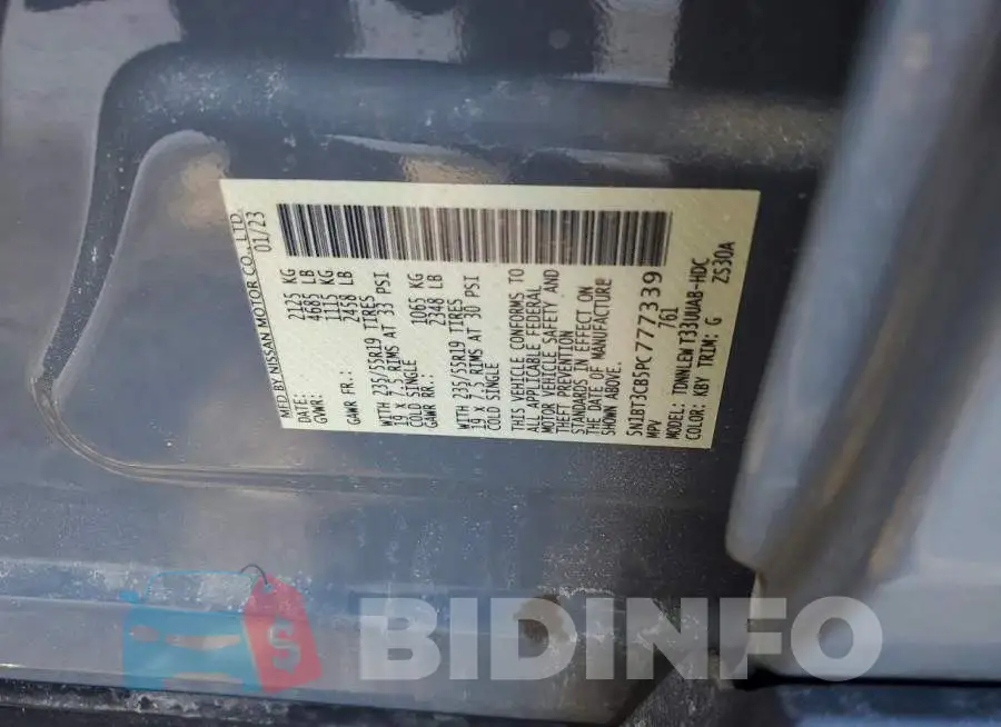 5N1BT3CB5PC777339 Photo# 13