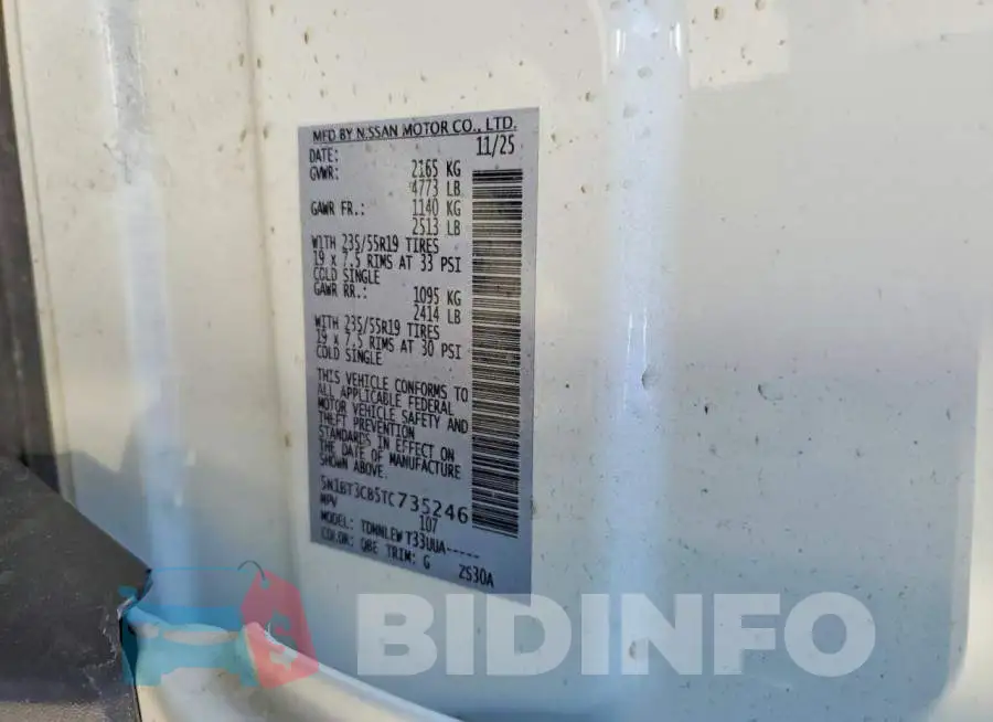 5N1BT3CB5TC735246 Photo# 13