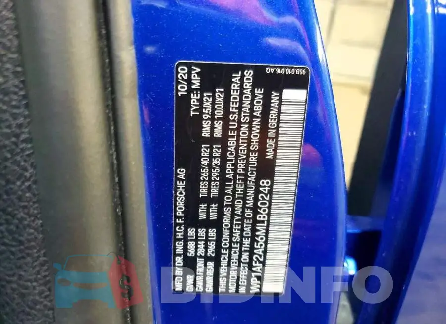 WP1AF2A56MLB60248 Photo# 13