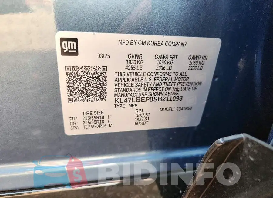 KL47LBEP0SB211093 Photo# 12