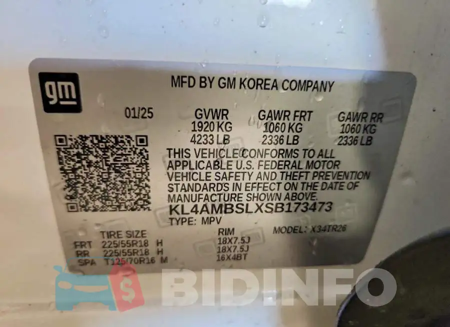 KL4AMBSLXSB173473 Photo# 13