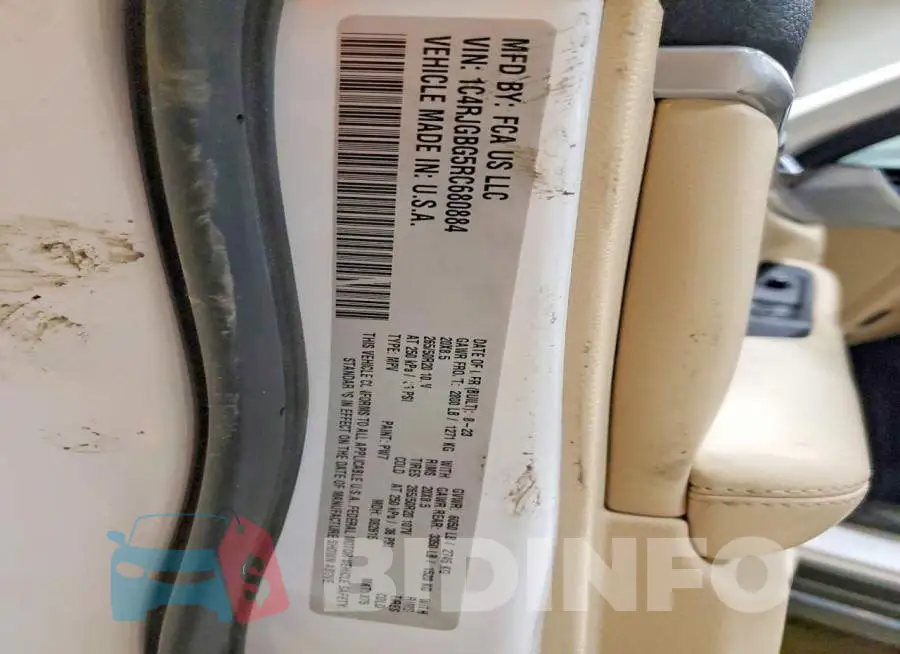 1C4RJGBG5RC680884 Photo# 14