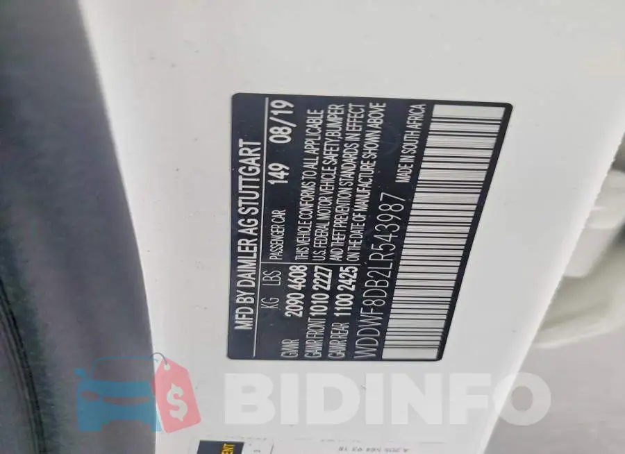 WDDWF8DB2LR543987 Photo# 12