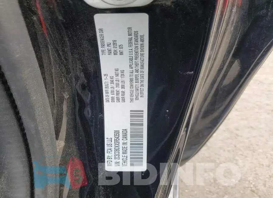 2C3CDBCKXSR543508 Photo# 12