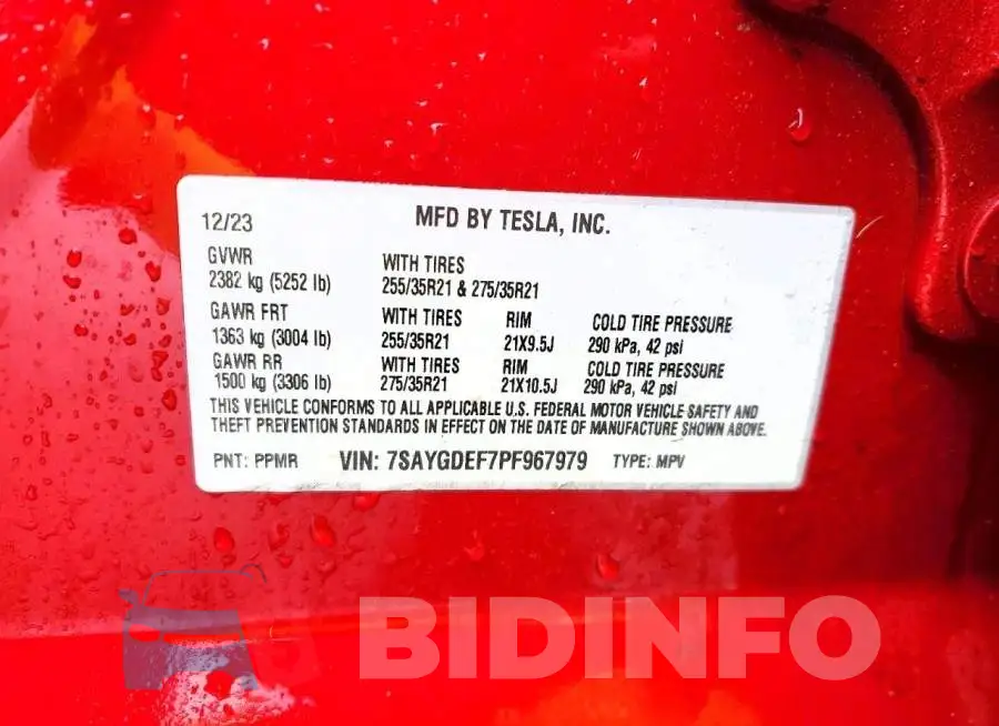 7SAYGDEF7PF967979 Photo# 13