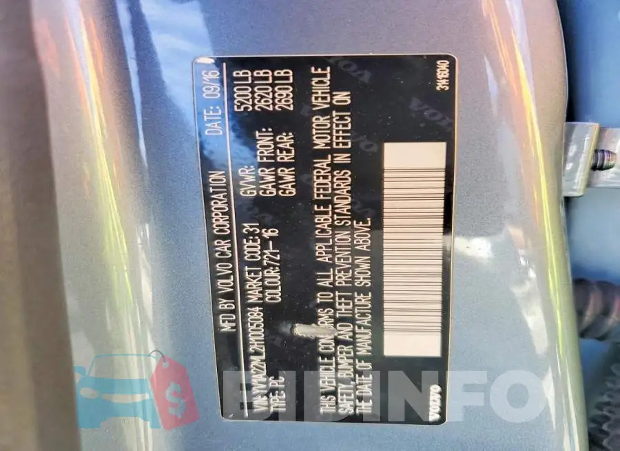 YV1A22ML2H1005084 Photo# 12