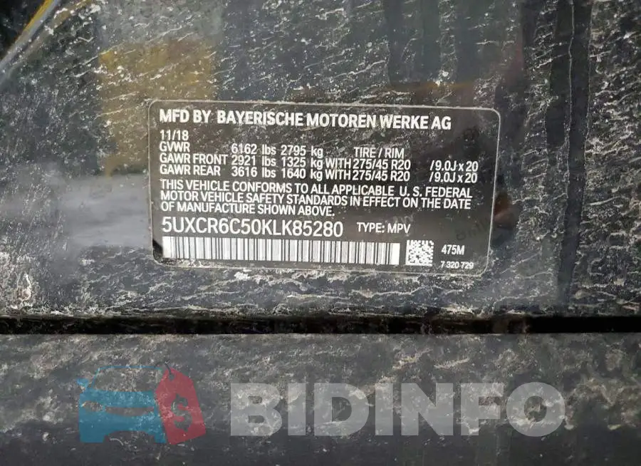 5UXCR6C50KLK85280 Photo# 14