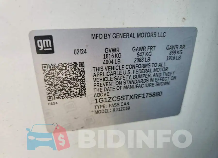 1G1ZC5STXRF175880 Photo# 12