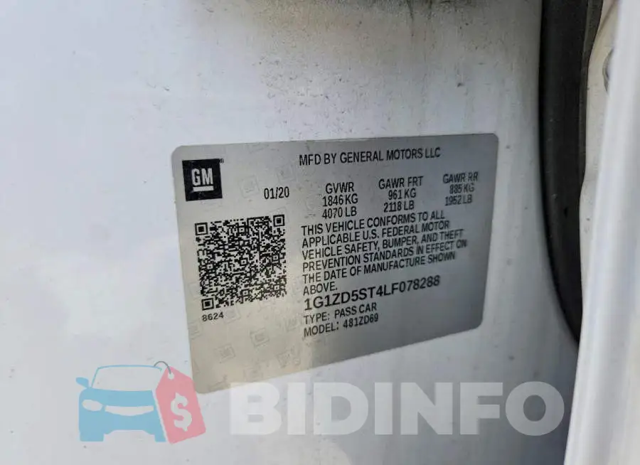 1G1ZD5ST4LF078288 Photo# 12