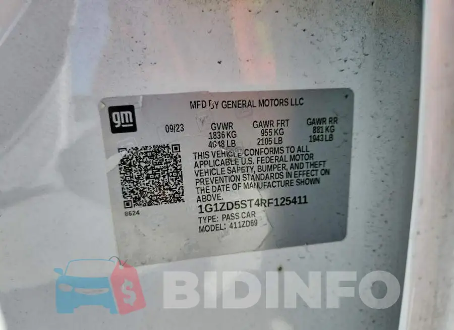 1G1ZD5ST4RF125411 Photo# 12