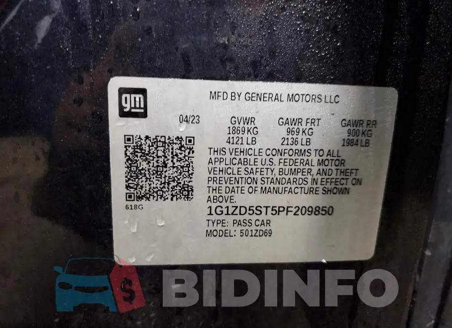 1G1ZD5ST5PF209850 Photo# 12