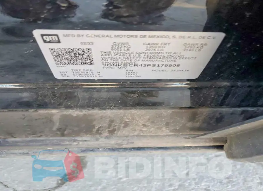 3GNKBCR43PS175508 Photo# 13