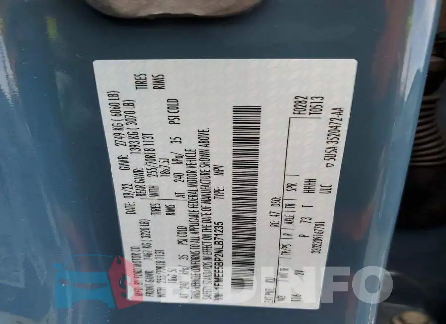 1FMEE5BP2NLB71235 Photo# 14