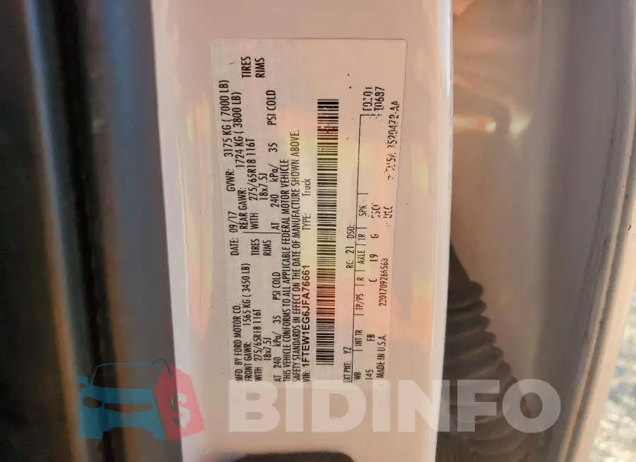 1FTEW1EG6JFA76661 Photo# 13