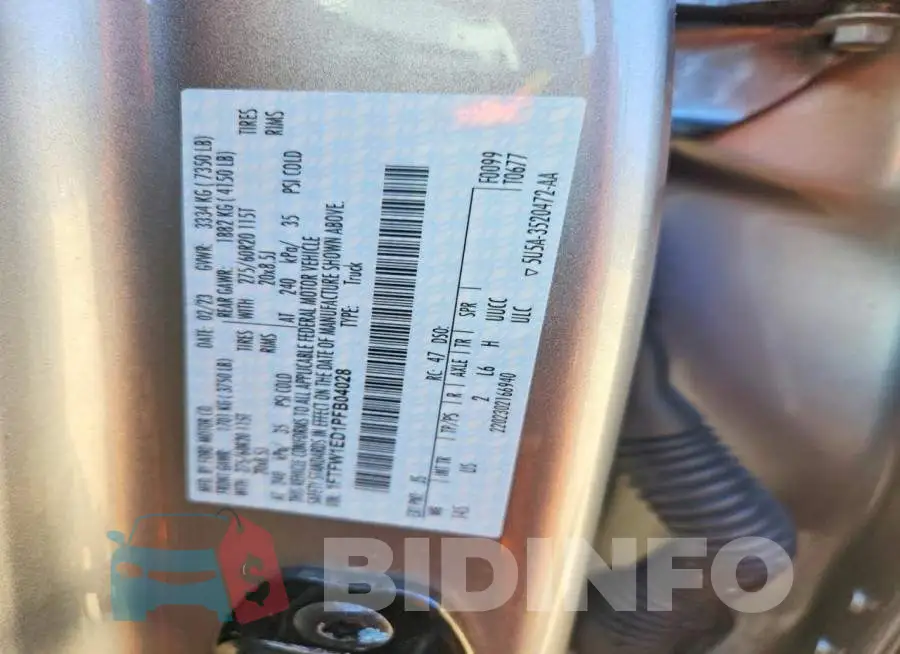 1FTFW1ED1PFB04028 Photo# 12