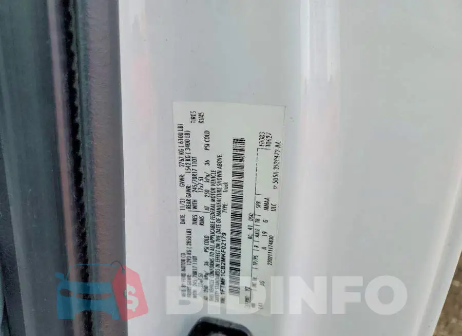 1FTMF1CB2MKF02179 Photo# 12