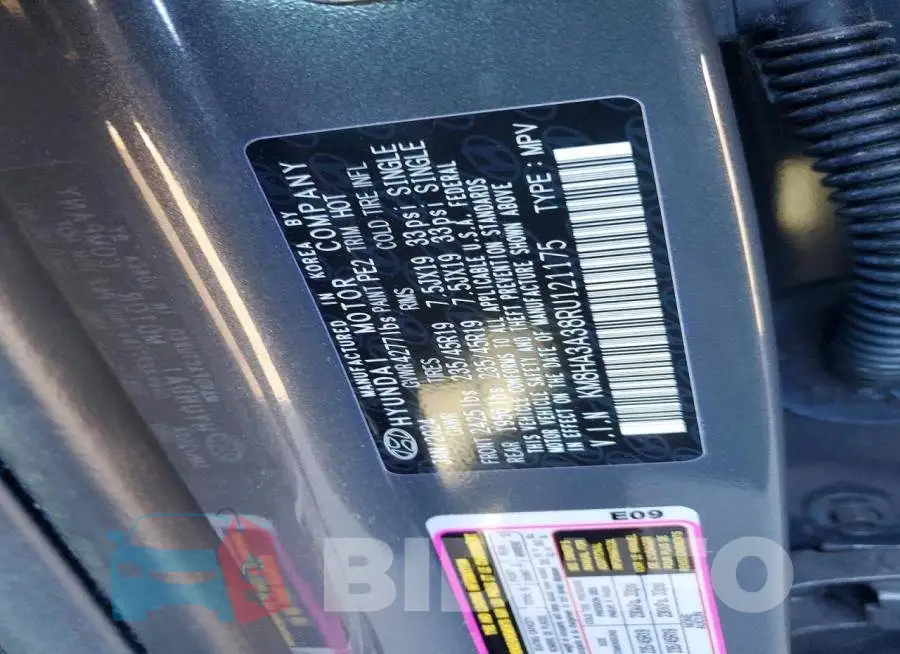 KM8HA3A38RU121175 Photo# 13