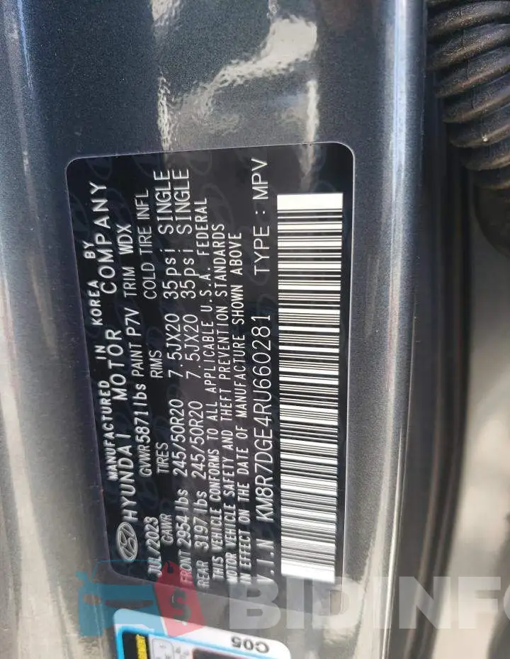 KM8R7DGE4RU660281 Photo# 14